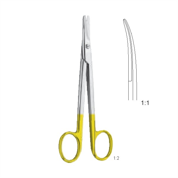 Plastic surgery scissors