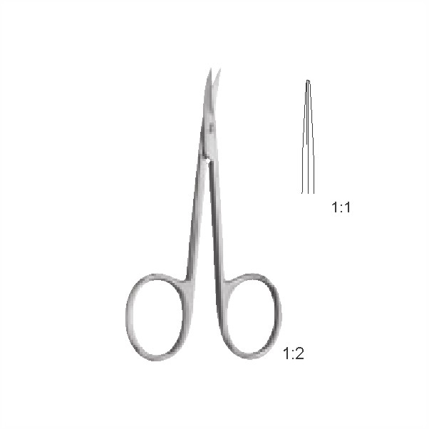 Blepharoplasty scissors
