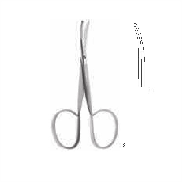 Blepharoplasty scissors