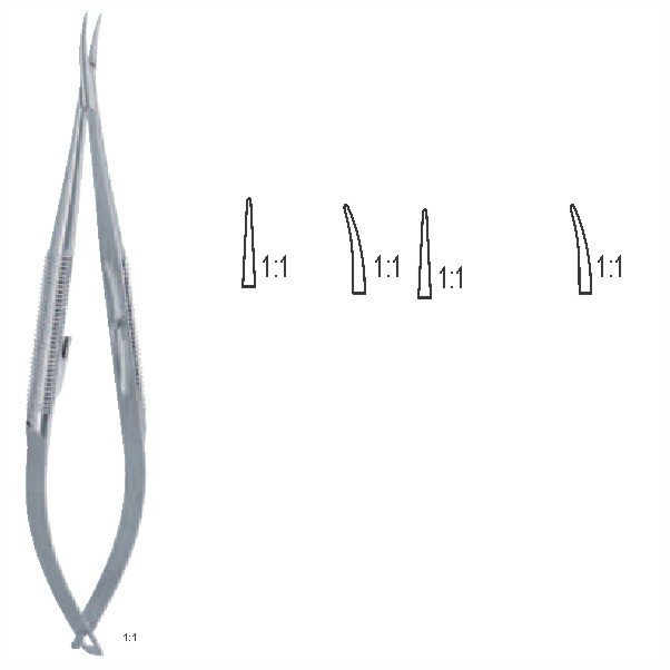 Micro needle holders with round handle