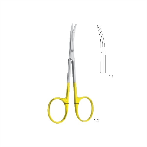Blepharoplasty scissors